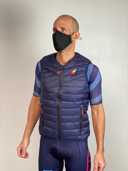 RA DIA down vest navy blue - Image 4