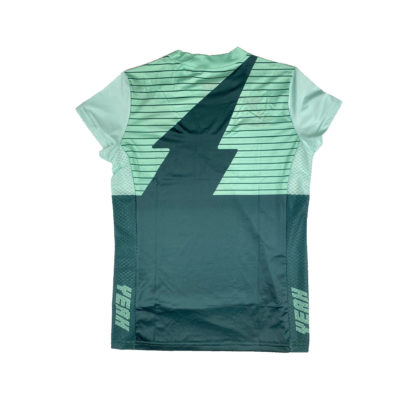 YEAH YEAH BIG FLAME GREEN WOMEN'S Running Tee - Image 2