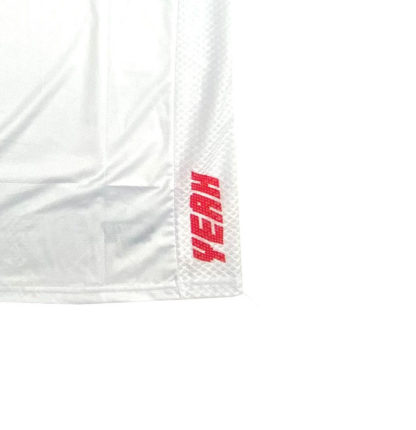 YEAH YEAH BIG FLAME WHITE WOMEN'S Running Tee - Image 4