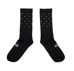 black yeah socks