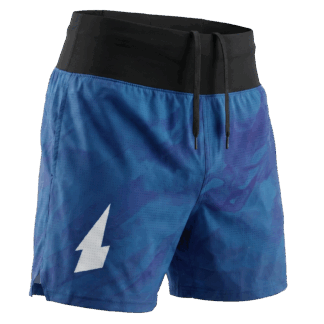 RUNNING SHORT USRC BLUE OIL - MX