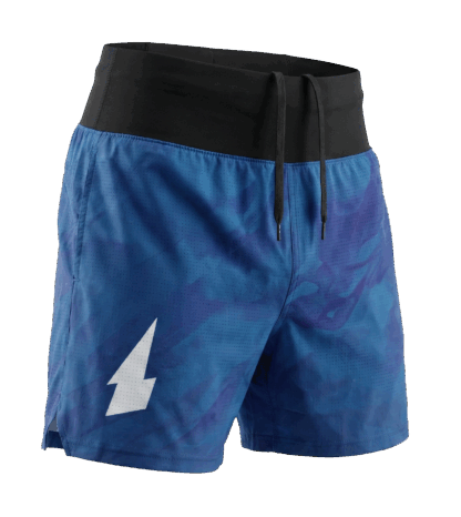 RUNNING SHORT USRC BLUE OIL - MX