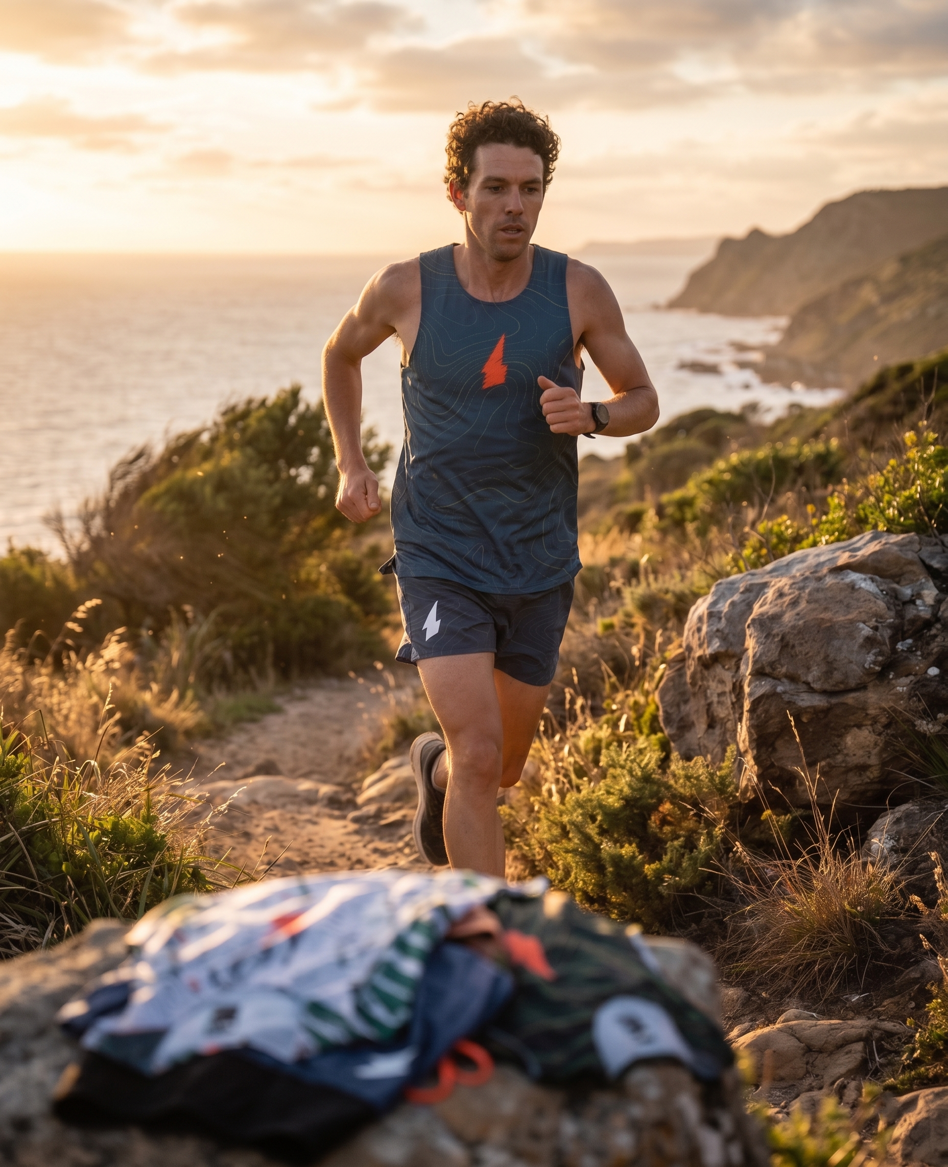 Singlet USRC Curvas Blue Bolt - Image 3